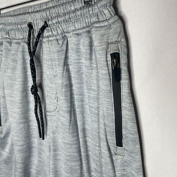 Burnside Grey/Black Men’s Sweat-Pants Shorts. Size Small. - Picture 2 of 4